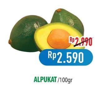 Promo Harga Alpukat per 100 gr - Hypermart