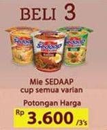Promo Harga Mie Cup 3s  - Indomaret