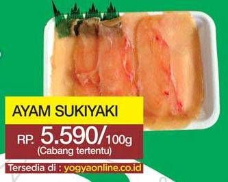 Promo Harga Ayam Sukiyaki per 100 gr - Yogya