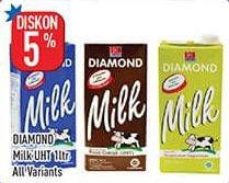 Promo Harga DIAMOND Milk UHT All Variants 1000 ml - Hypermart
