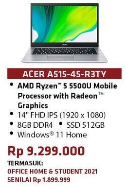 Promo Harga ACER Aspire A515-45-R3TY  - Carrefour