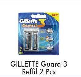 Promo Harga GILLETTE Guard 3 2 pcs - Alfamart