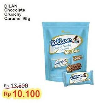 Promo Harga Dilan Chocolate Crunchy Cream Caramel per 10 pcs 9 gr - Indomaret