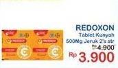 Promo Harga Redoxon Tablet Kunyah 500mg Jeruk 2 pcs - Indomaret