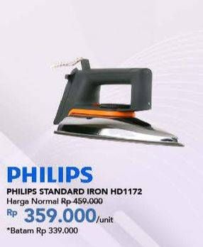 Promo Harga PHILIPS HD 1172 | Dry Iron All Variants  - Carrefour