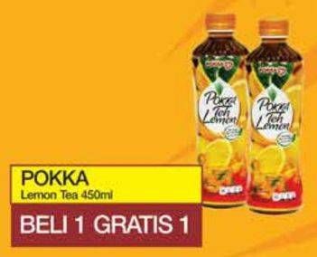 Promo Harga POKKA Minuman Teh Lemon Tea 450 ml - Yogya