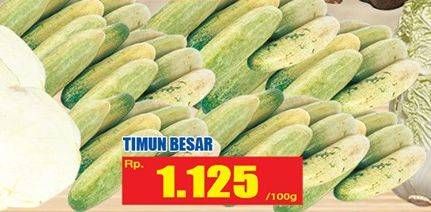 Promo Harga Timun per 100 gr - Hari Hari