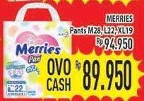 Promo Harga Merries Pants M28, L22, XL19  - Hypermart