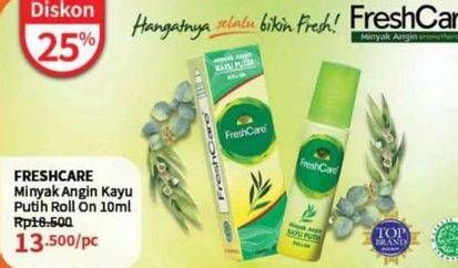 Promo Harga Fresh Care Minyak Angin Aromatherapy Kayu Putih 10 ml - Guardian