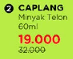 Cap Lang Minyak Telon Lang 60 ml Diskon 40%, Harga Promo Rp19.000, Harga Normal Rp32.000