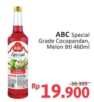 Promo Harga ABC Syrup Special Grade Coco Pandan, Melon 485 ml - Alfamidi