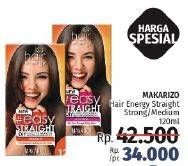 Promo Harga MAKARIZO Hair Energy Easy Straight Strong, Medium 120 ml - LotteMart