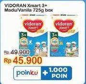 Promo Harga Vidoran Xmart 3+ Madu, Vanilla 725 gr - Indomaret