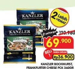 KANZLER Bockwurst, Frankfurter Cheese