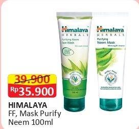 Promo Harga HIMALAYA Facial Wash/HIMALAYA Purifying Neem Mask   - Alfamart