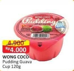 Promo Harga Wong Coco Pudding Guava Puree 120 gr - Alfamart