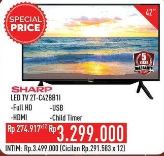 Promo Harga SHARP 2T-C42BB1i | Android TV 42"  - Hypermart