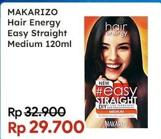 Promo Harga Makarizo Hair Energy Easy Straight Medium 120 ml - Indomaret