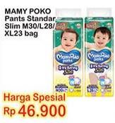 Promo Harga Mamy Poko Pants Xtra Kering Slim Tidak Gembung M30, L28, XL23 23 pcs - Indomaret