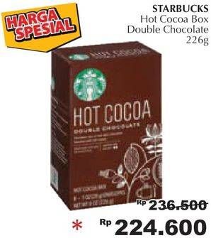 Promo Harga Starbucks Hot Cocoa Double Chocolate 226 gr - Giant