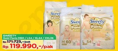 Promo Harga Sweety Gold Pants M60, L54, XL44, XXL36  - TIP TOP