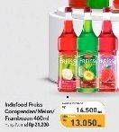 Promo Harga Freiss Syrup Melon, Frambozen, Cocopandan 500 ml - Carrefour