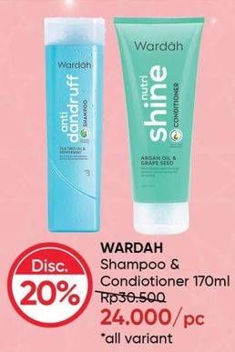 Promo Harga WARDAH Shampoo/Conditioner  - Guardian