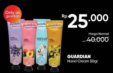 Promo Harga GUARDIAN Hand Cream All Variants 50 gr - Guardian