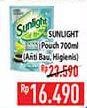 Promo Harga Sunlight Pencuci Piring Anti Bau With Daun Mint 700 ml - Hypermart