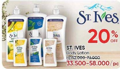 Promo Harga ST IVES Body Lotion All Variants  - Guardian