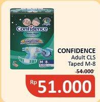 Promo Harga Confidence Adult Diapers Classic Night M8 8 pcs - Alfamidi
