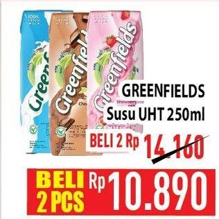 Promo Harga Greenfields UHT 250 ml - Hypermart