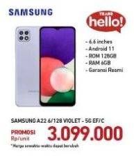 Promo Harga Samsung Galaxy A22 5G  - Carrefour