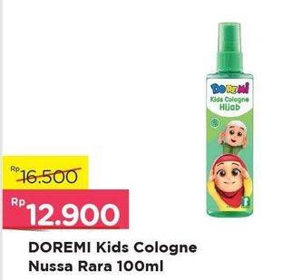 Promo Harga DOREMI Kids Cologne Hijab Nussa 100 ml - Alfamart
