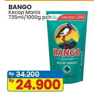 Promo Harga Bango Kecap Manis 735 ml - Indomaret