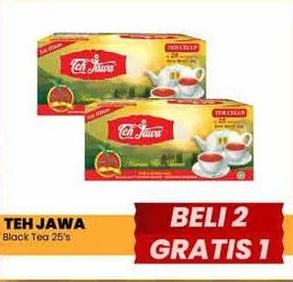 Promo Harga Teh Jawa Teh Celup Black Tea per 25 pcs 2 gr - Yogya