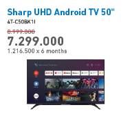 Promo Harga SHARP 4T-C50BK1I | Android UHD TV 50"  - Electronic City