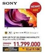 Promo Harga Sony KD-55X8500E UHD Smart LED TV  - Carrefour
