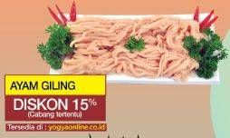 Promo Harga Daging Giling Ayam per 100 gr - Yogya