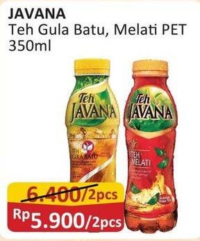 Promo Harga Javana Minuman Teh Melati, Gula Batu 350 ml - Alfamart