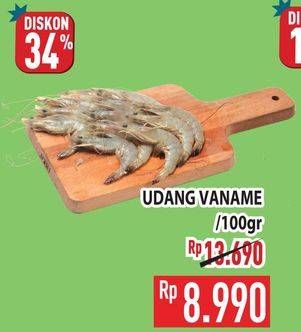 Promo Harga Udang Vanamae per 100 gr - Hypermart