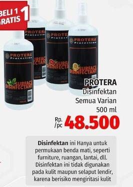 Promo Harga Protera Surface Disinfectant All Variants 500 ml - Lotte Grosir