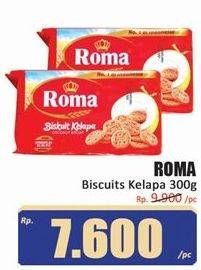 Promo Harga Roma Biskuit Kelapa 300 gr - Hari Hari