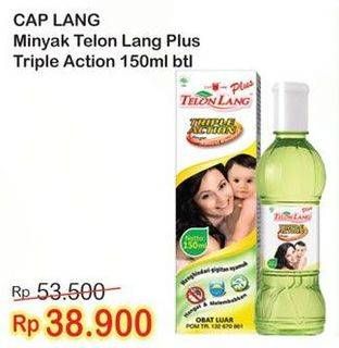 Promo Harga CAP LANG Minyak Telon Lang Plus 150 ml - Indomaret