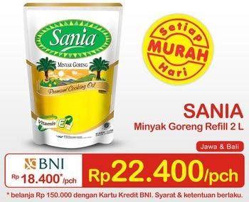 Promo Harga SANIA Minyak Goreng 2 ltr - Indomaret