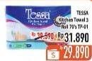 Promo Harga TESSA Kitchen Towel per 3 pcs 70 sheet - Hypermart