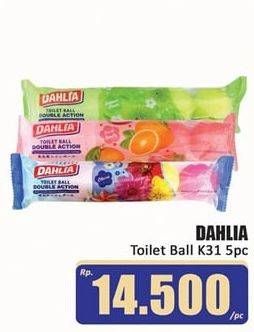 Promo Harga DAHLIA Toilet Color Ball K-31 5 pcs - Hari Hari