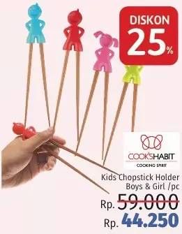 Promo Harga COOKS HABIT Kids Chopstick Holder  - LotteMart