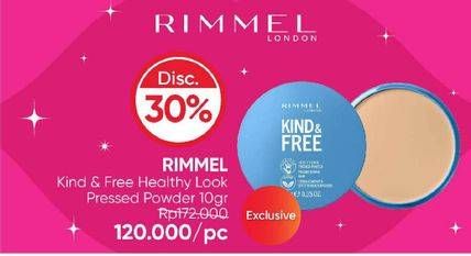 Promo Harga Rimmel Kind & Free Healthy Look Pressed Powder 10 gr - Guardian