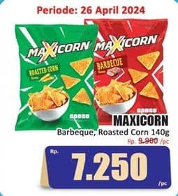 Promo Harga MAXICORN Snack Barbecue, Roasted Corn 150 gr - Hari Hari